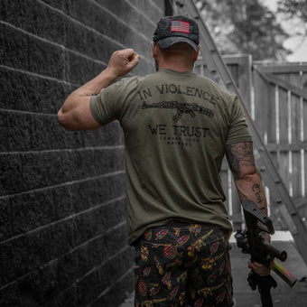 In Violence We Trust Men's T-Shirt