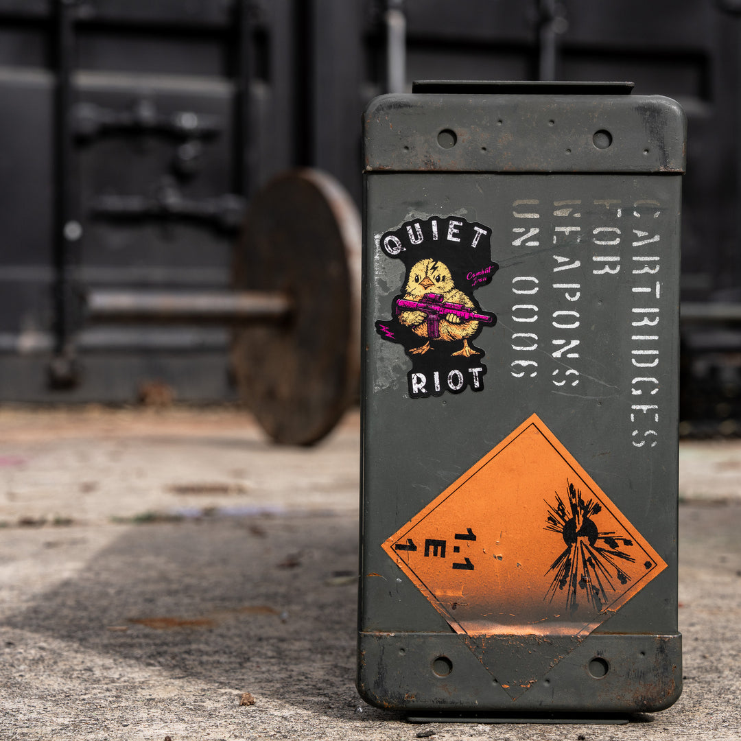 Quiet Riot Duck Decal