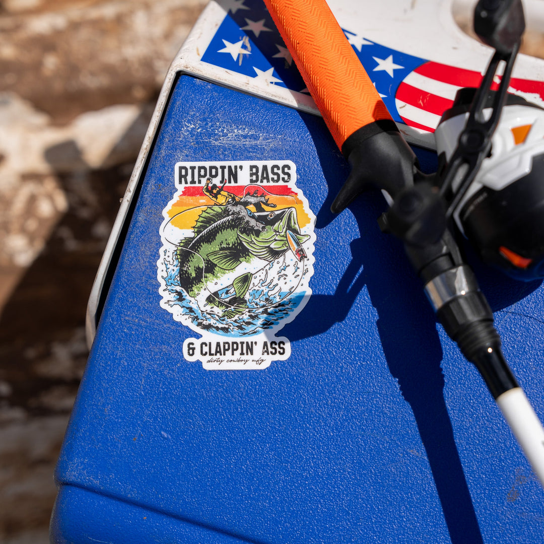 Rippin' Bass & Clappin' Ass Decal