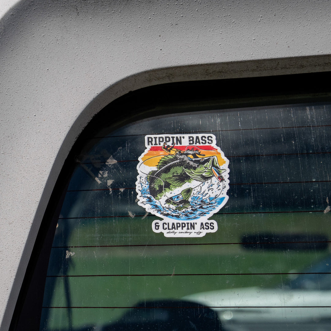 Rippin' Bass & Clappin' Ass Decal