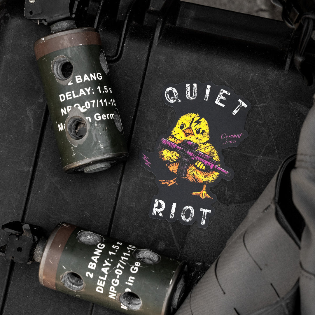 Quiet Riot Duck Decal