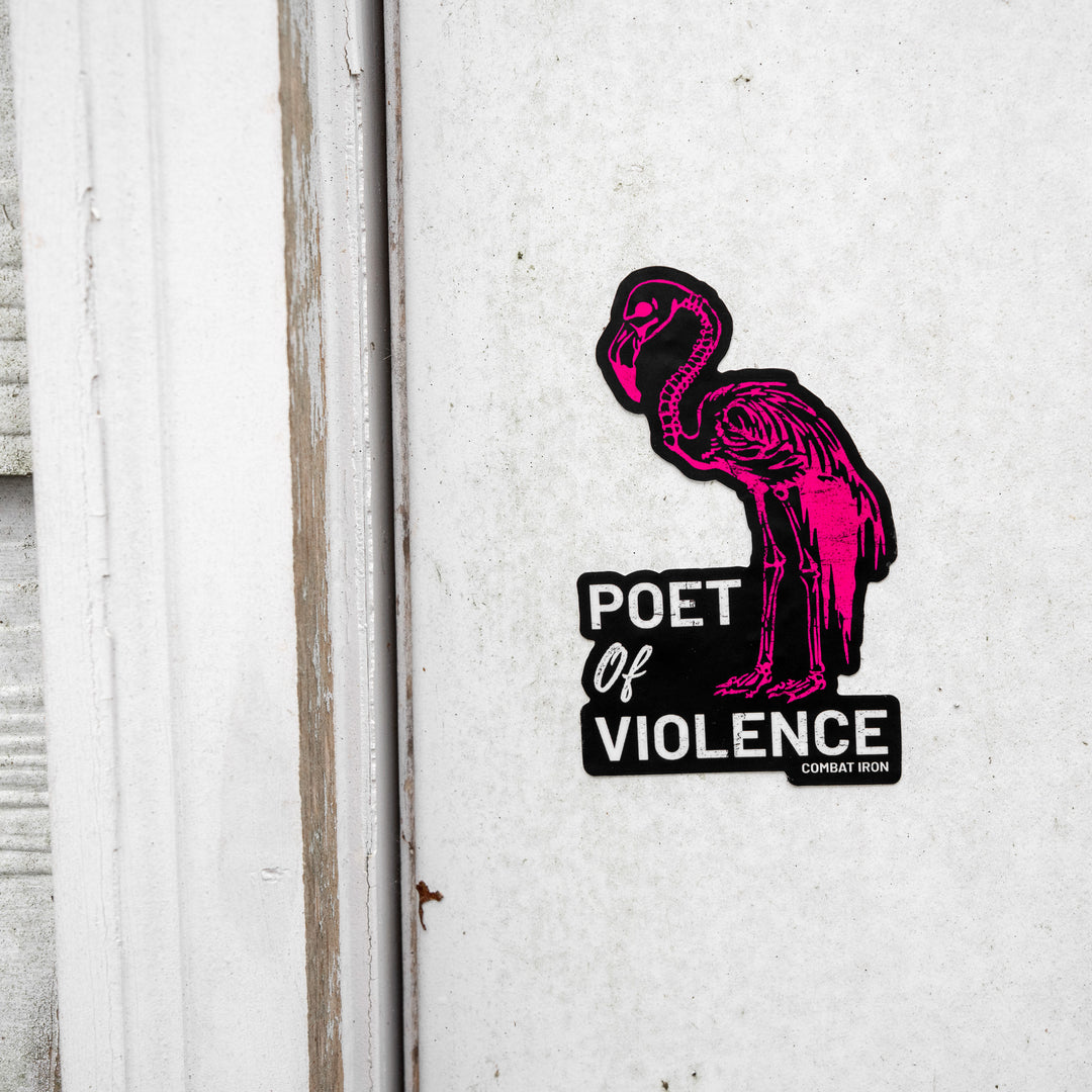 Poet Of Violence Decal