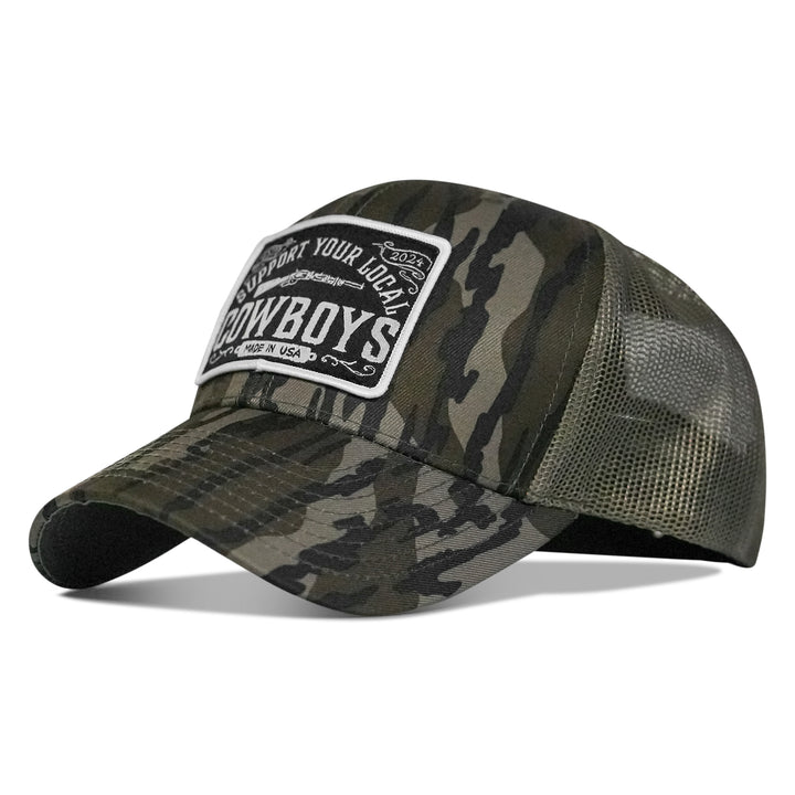 Support Your Local Cowboys Patch Snapback Hat