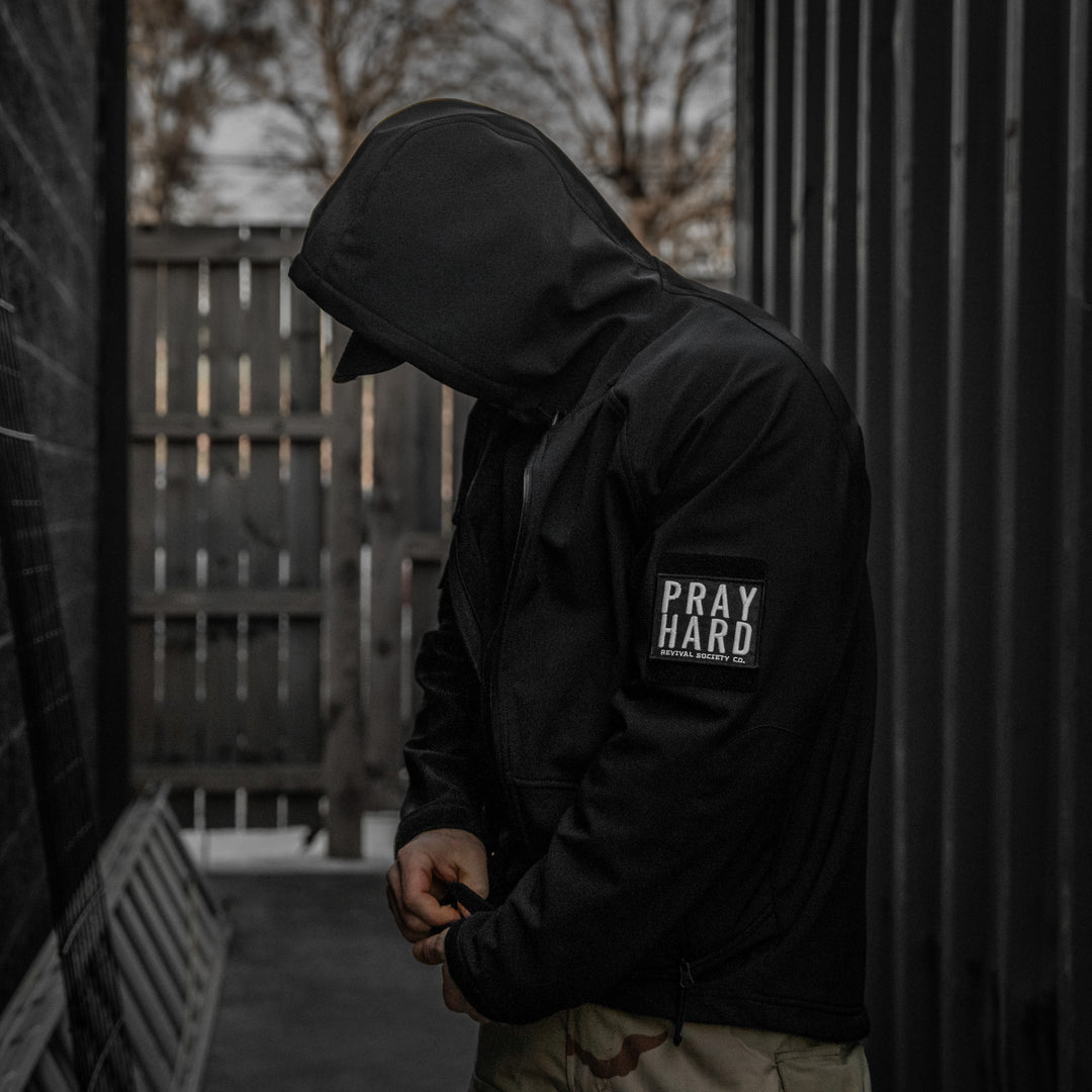 Pray Hard Velcro Patch
