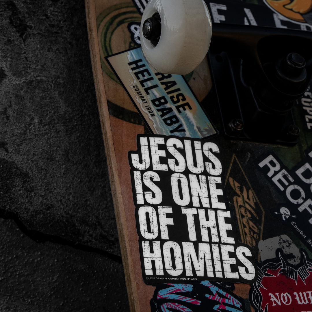 Jesus is one of the Homies Decal