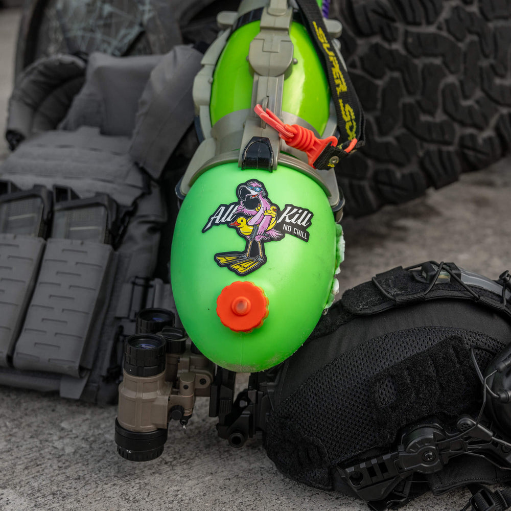 All Kill No Chill Flamingo Decal - Combat Iron Apparel Co.