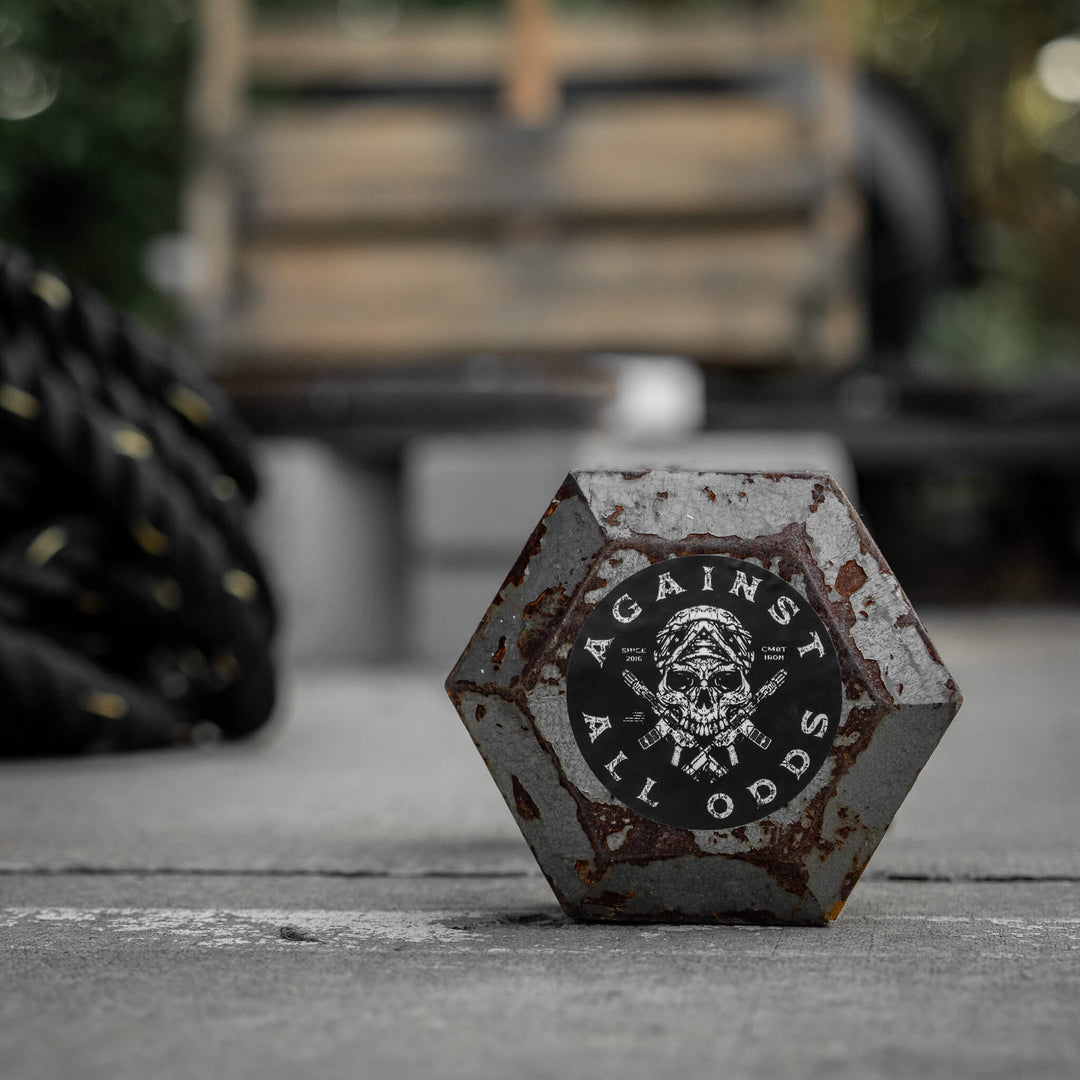 Against All Odd's Skull Decal - Combat Iron Apparel Co.