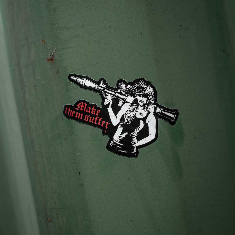 Make Them Suffer Decal - Combat Iron Apparel Co.