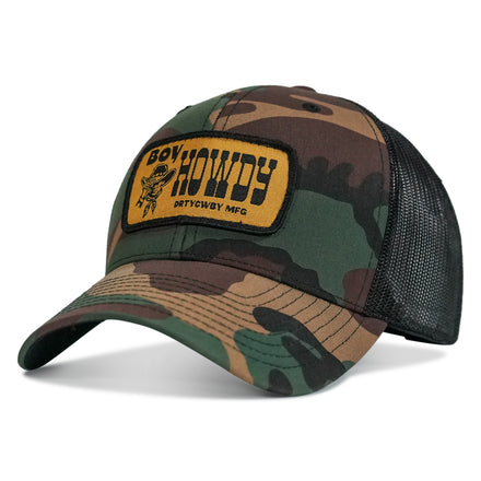 Boy Howdy Western Patch Snapback Hat - Combat Iron Apparel Co.
