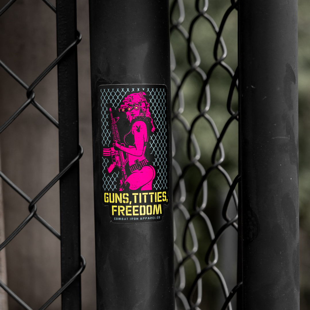Guns, Titties & Freedom Decal