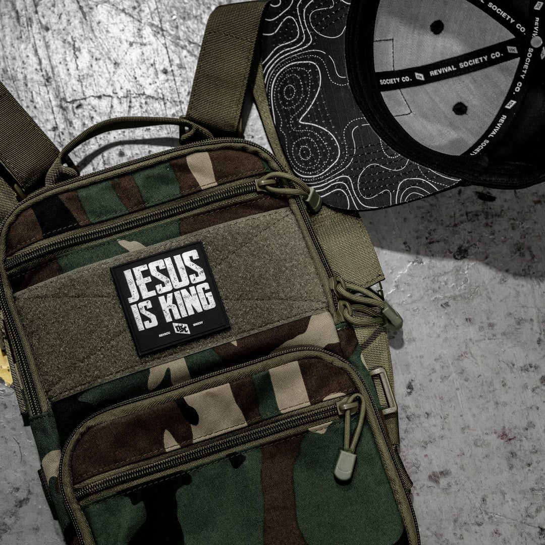 Jesus Is King PVC Patch