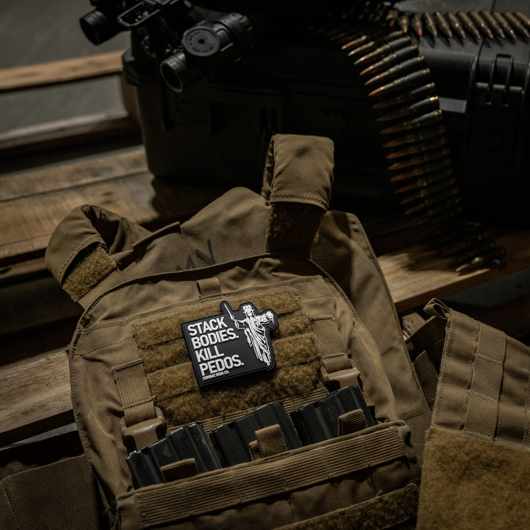 Stack Bodies. Kill Pedos Grim Reaper PVC Patch