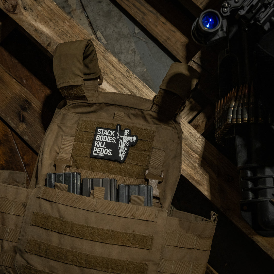 Stack Bodies. Kill Pedos Grim Reaper PVC Patch