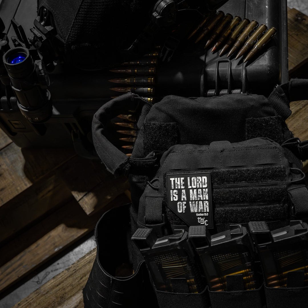 The Lord Is A Man Of War PVC Patch