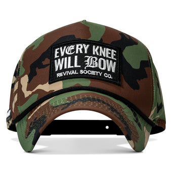 Every Knee Will Bow Patch Weekender Snapback