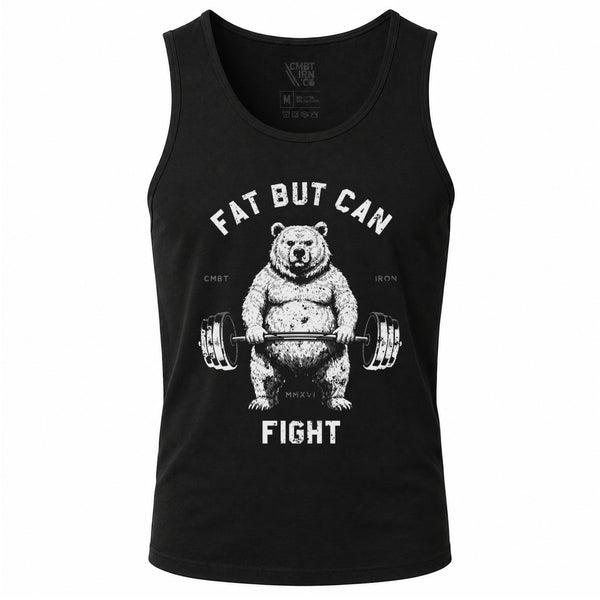 Fat But Can Fight Bear Men's Tank Top