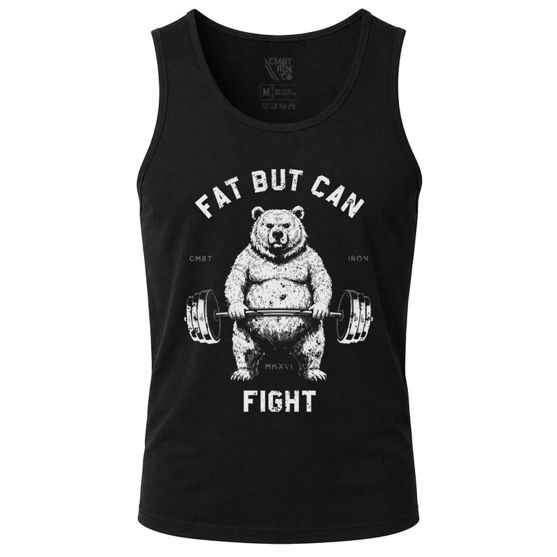 Fat But Can Fight Bear Men's Tank Top