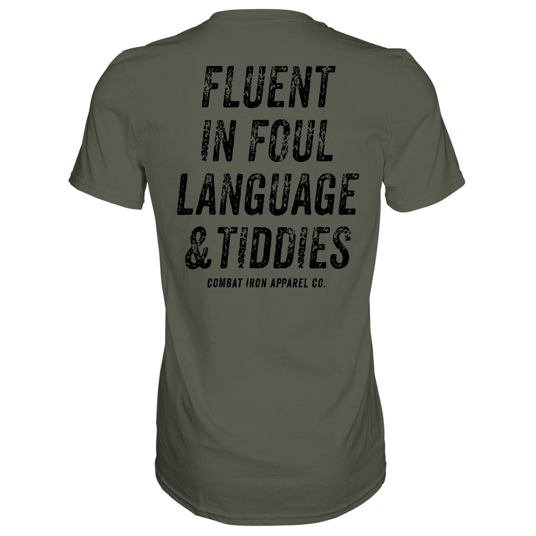 Fluent In Foul Language and Tiddies Men's T-Shirt