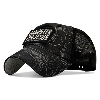 Gangster For Jesus Patch Tactical Ripstop Mesh Snapback Hat