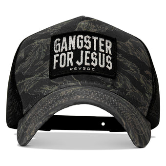 Gangster For Jesus Patch Five Panel Breacher Snapback Hat