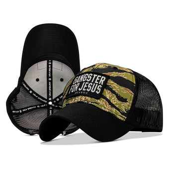 Gangster For Jesus Patch Original Ripstop Snapback Hat