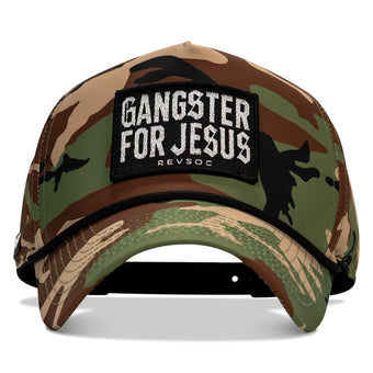 Gangster For Jesus Patch Weekender Snapback