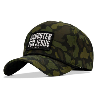 Gangster For Jesus Patch 5 Pannel Rope Snapback Hat
