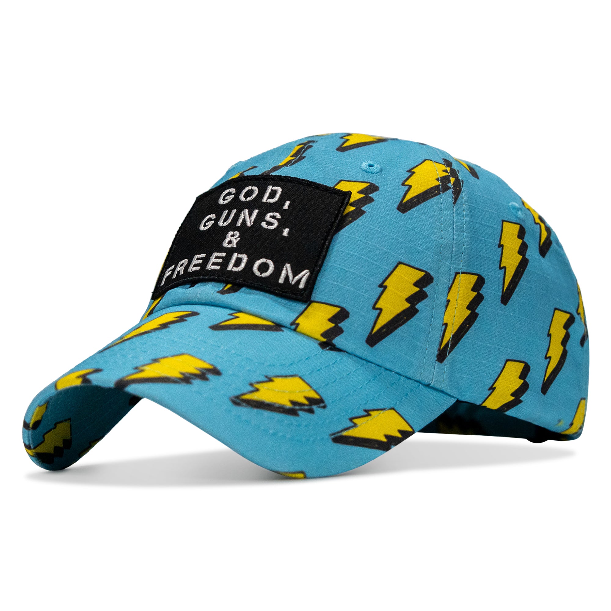 God, Guns & Freedom Patch Tactical Ripstop Hat | Combat Iron Apparel