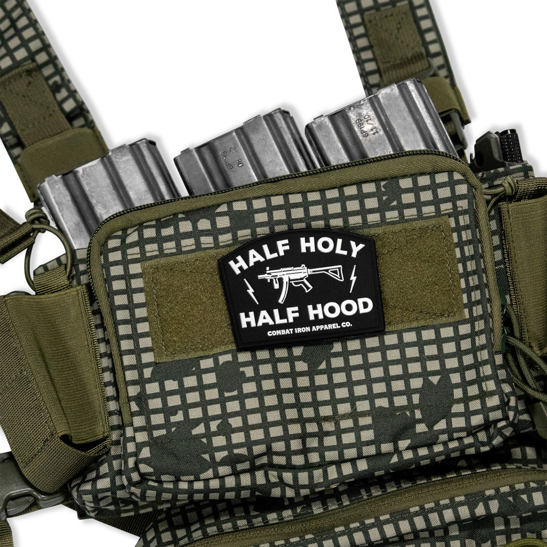 Half Holy Half Hood PVC Patch