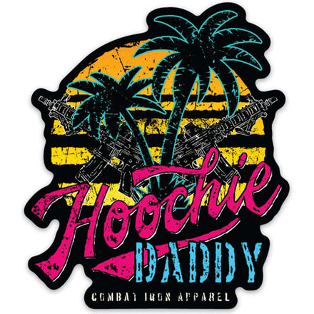 Hoochie Daddy Sunset Decal - Combat Iron Apparel Co.