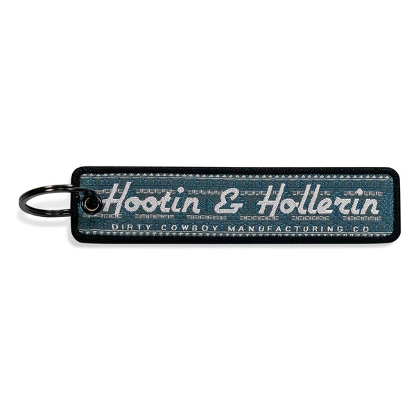 Hootin & Hollerin Flight Tag Keychain - DIRTY COWBOY MFG