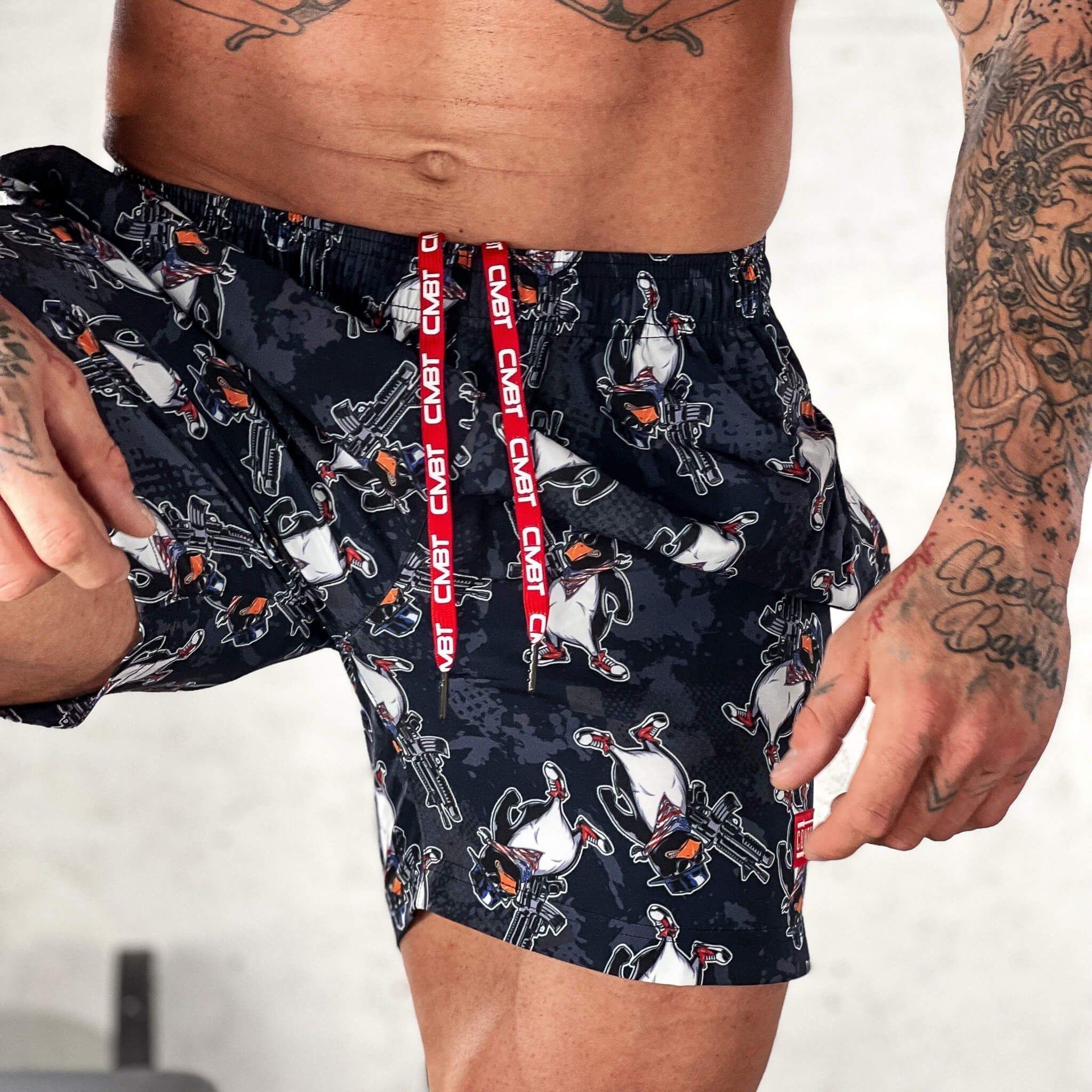 Combat Iron V3 Herren Trainingsshorts – 14 Cm Schritt, 4-Wege-Stretch, Feuchtigkeitsableitend