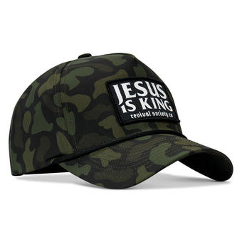 Jesus Is King Patch 5 Pannel Rope Snapback Hat