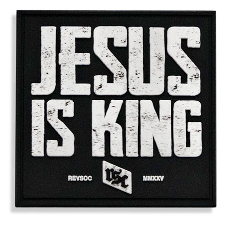 Jesus Is King PVC Patch