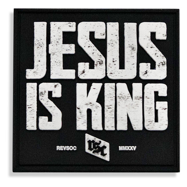 Jesus Is King PVC Patch