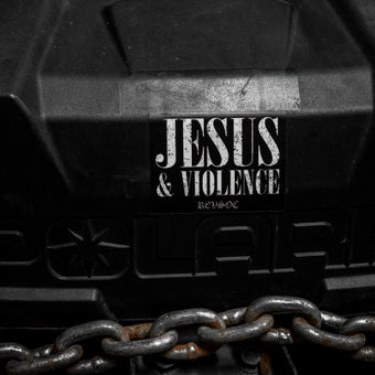 Jesus & Violence Decal