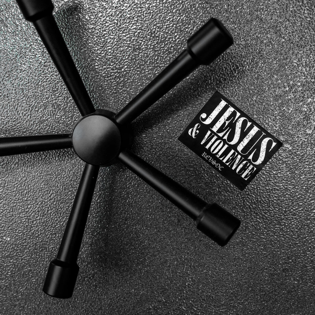 Jesus & Violence Decal