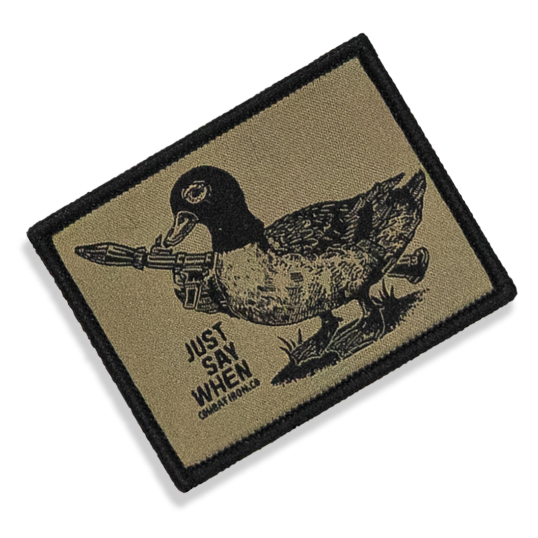 Just Say When Small Velcro Patch