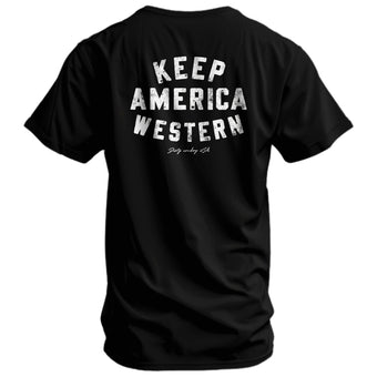 Keep America Western Men's Graphic T-Shirt
