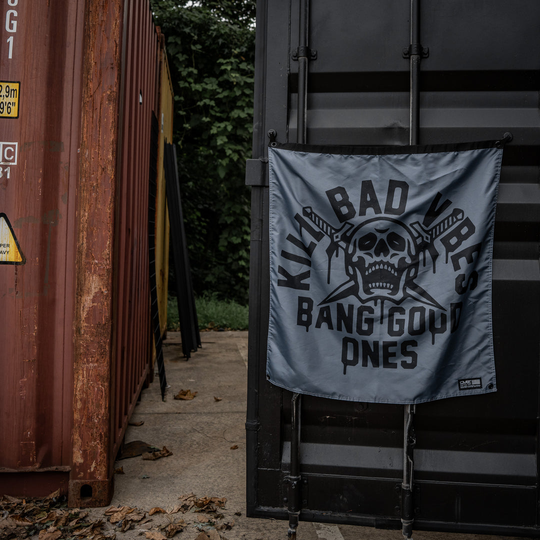 Kill Bad Vibes 3'x3' Flag