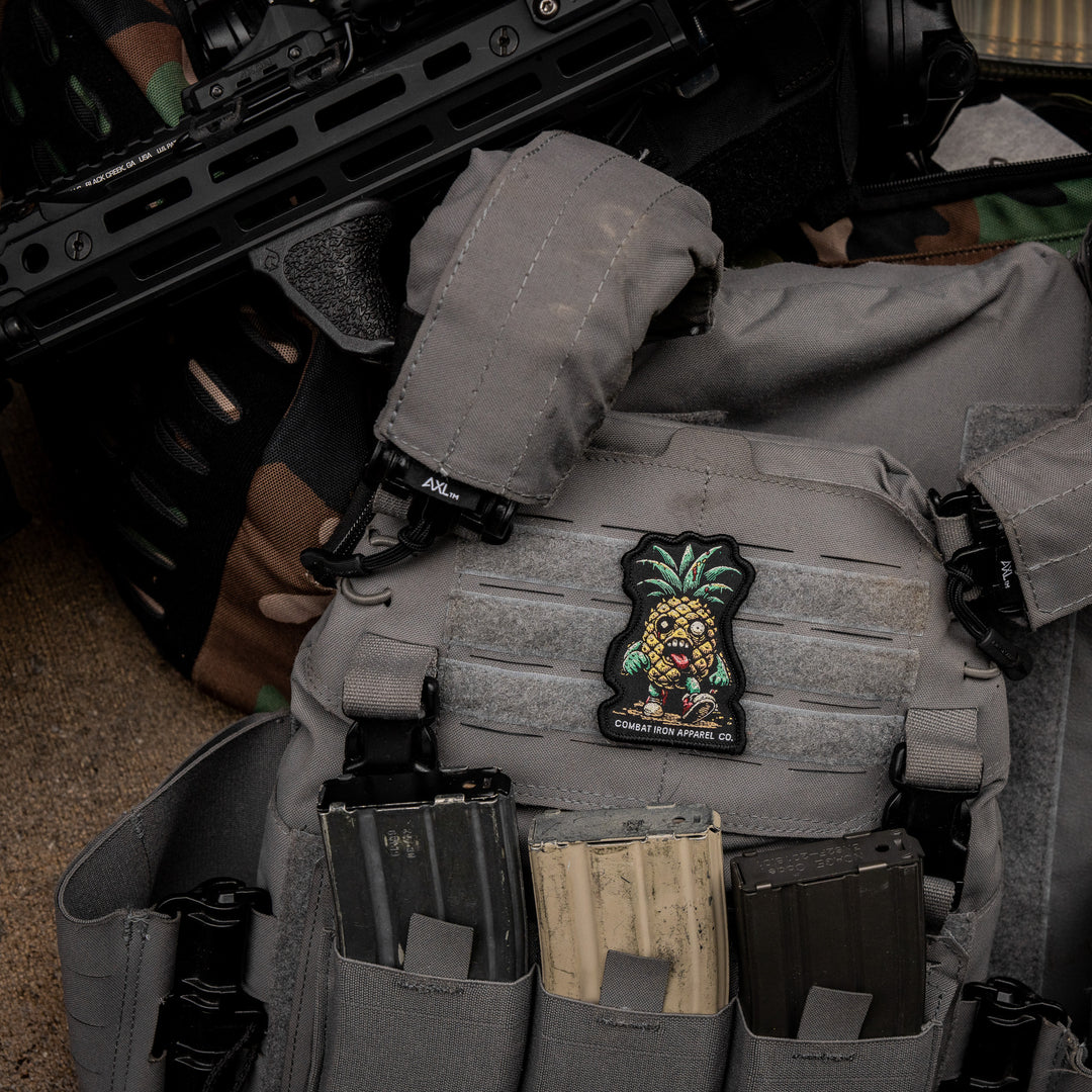 Kill Bad Vibes Pineapple Man Velcro Patch