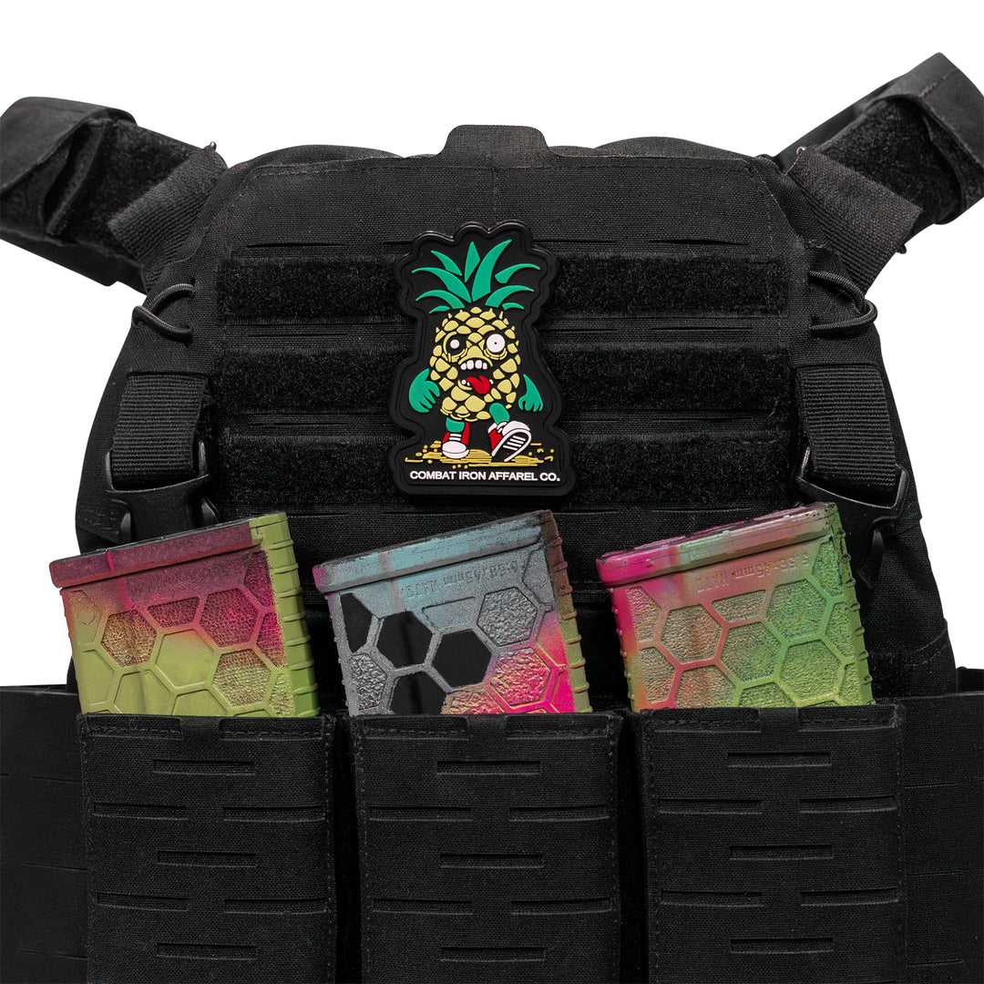 Kill Bad Vibes Pineapple Man PVC Patch