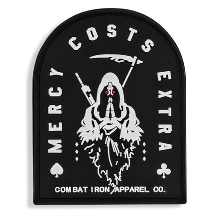 Mercy Costs Extra PVC Velcro Patch - Combat Iron Apparel Co.