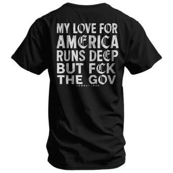 My Love For America Runs Deep Men's T-Shirt
