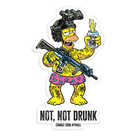 Not, Not Drunk Decal