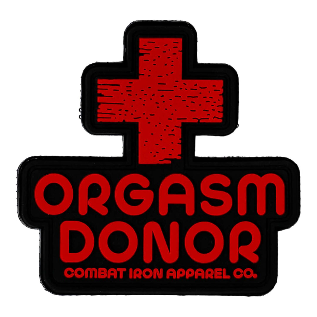 Orgasm Donor PVC Patch