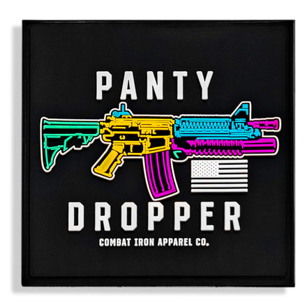 Panty Dropper PVC Patch - Combat Iron Apparel Co.