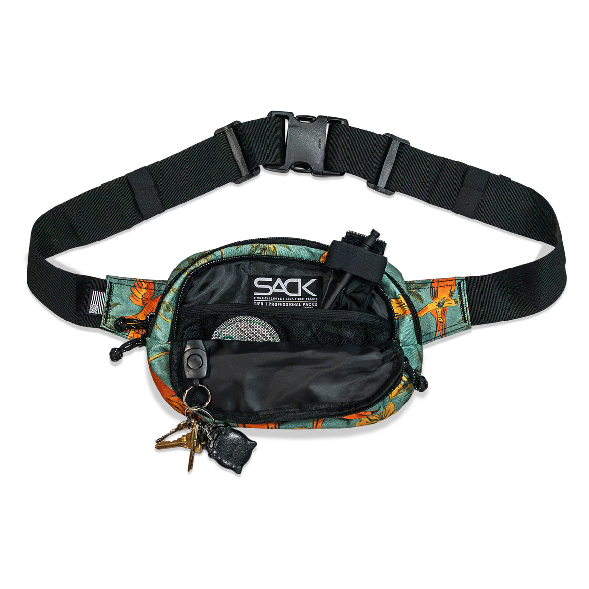 THREE ZIP SECURE COMPARTMENTS