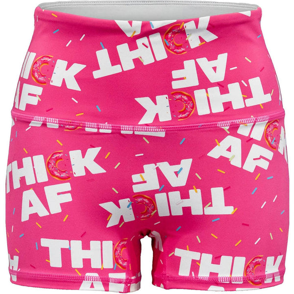 Ladies Seamless Front Performance Training Shorts V3 - Combat Iron Apparel Co. #color_thick-af-donut