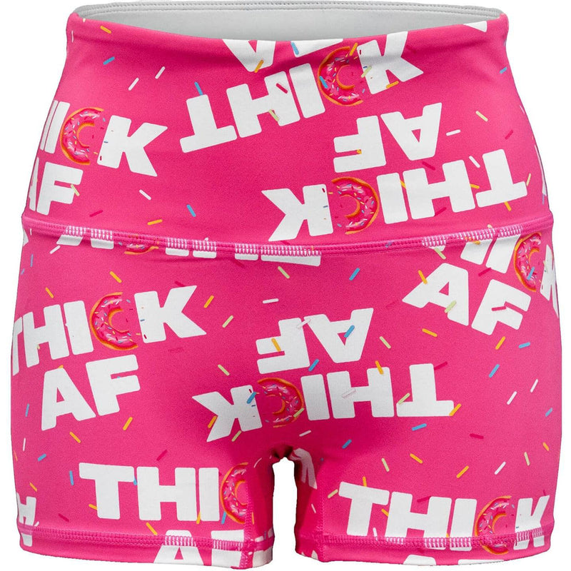 Ladies Seamless Front Performance Training Shorts V3 - Combat Iron Apparel Co. #color_thick-af-donut